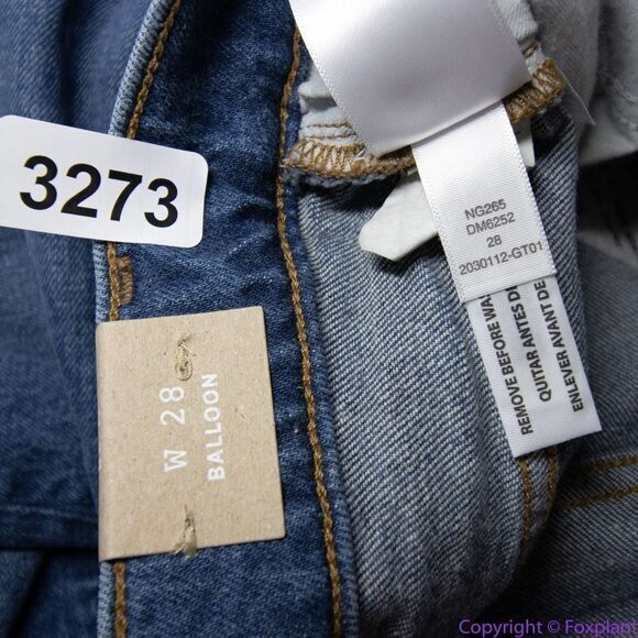 NEW Madewell Balloon Jeans in Ellisboro Wash, 28 - Picture 12 of 16